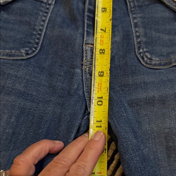 MOTHER Flare Jeans in Deep Blue - Picture 5 of 8